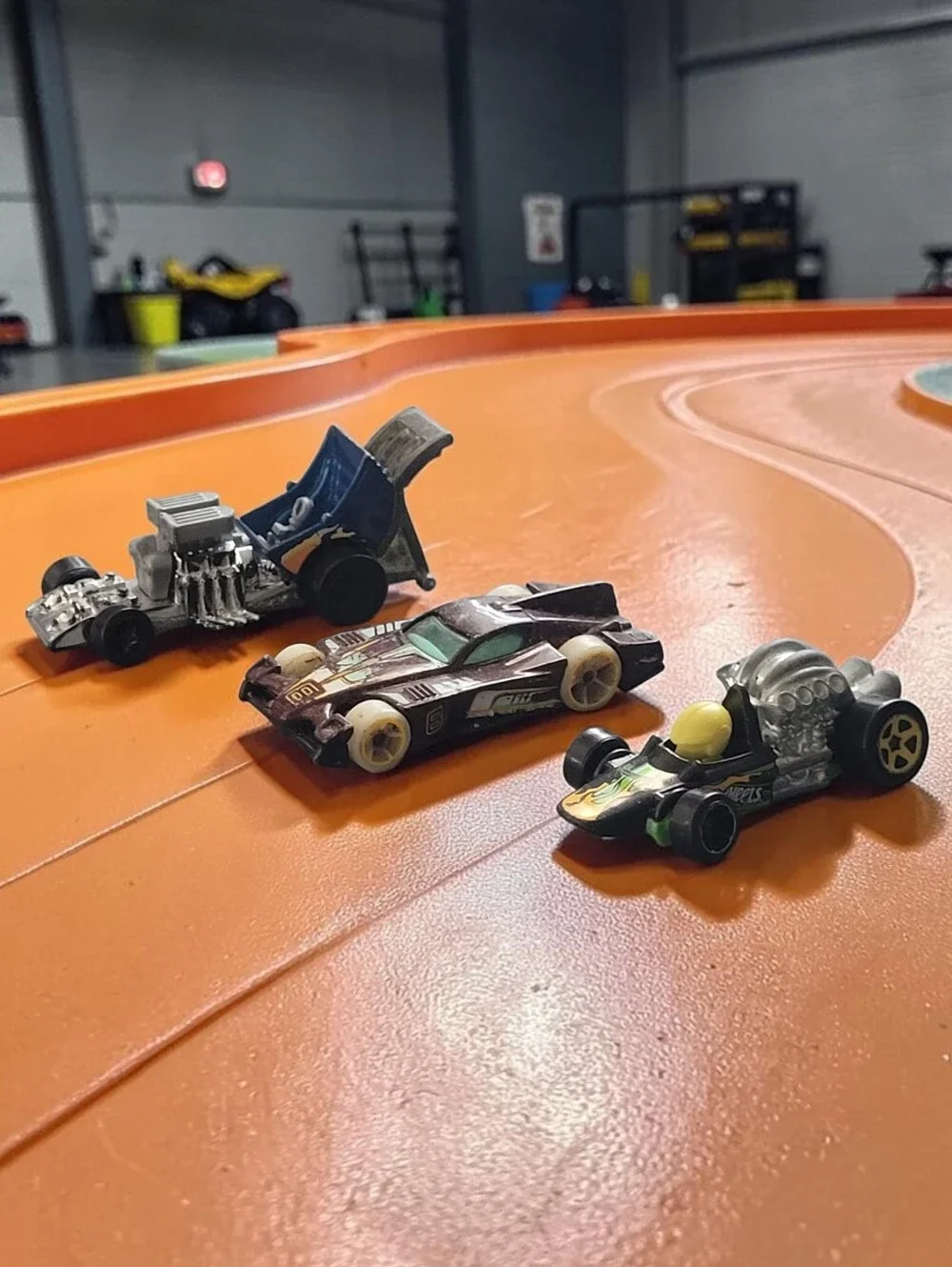 (Lot Of 3) Assorted Hot Wheels Boomer Dragster/bFormul8r/ Head Starter/Die-Cast